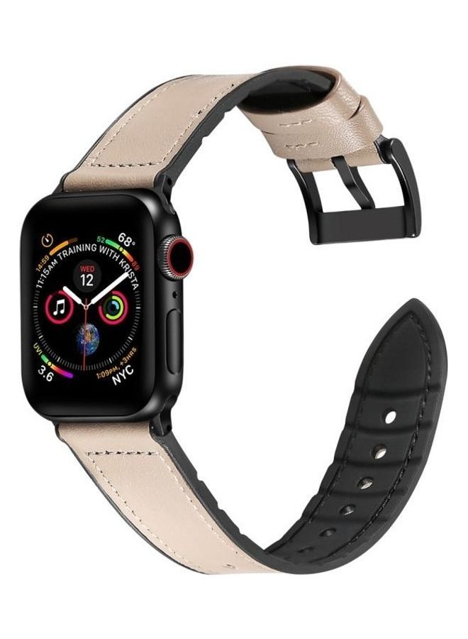 NIBEMINENT Replacement Watchband For Apple Watch Grey - Image 3