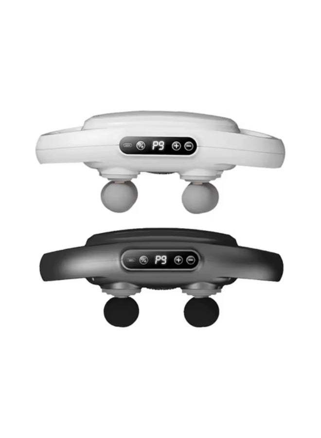 جهاز مساج بستة رؤوس مع حرارة بالأشعة الحمراء لتفتيت الشد العضلي – موديل FZ‑60، بطارية 2000mAh، 9 سرعات - Image 1