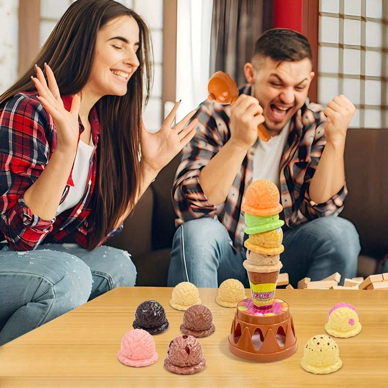 Ice Cream Folding Puzzle Game Toy For 1 Bag Parent Child Interactive Hand Eye Coordination Activity With Folding Mechanism Color Coding Portable Desktop Challenge - Image 5