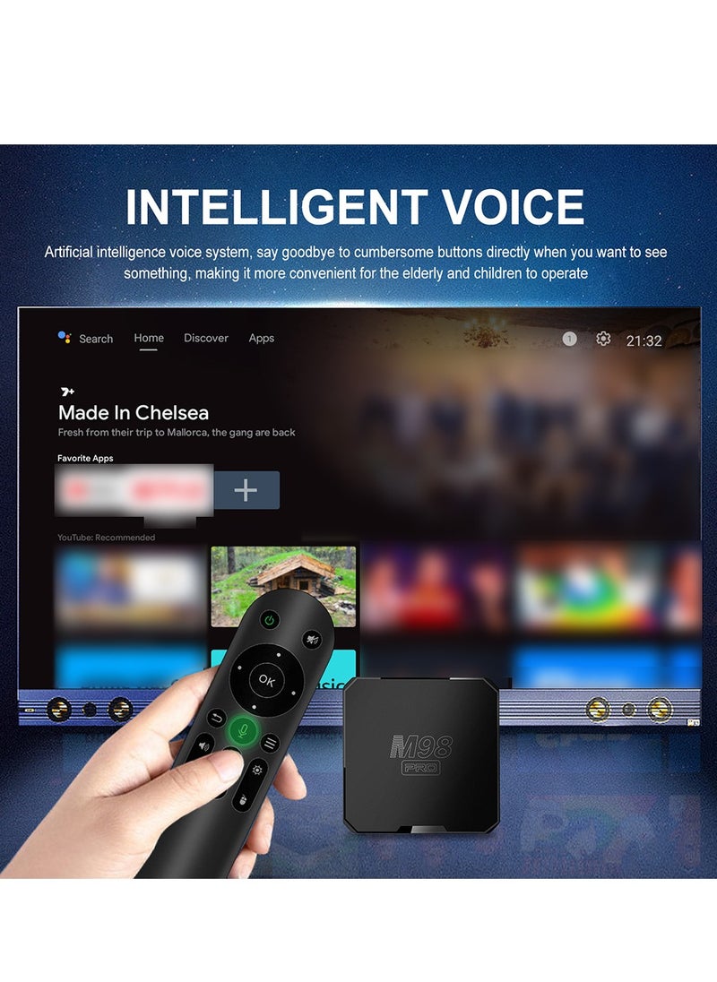 Generic "M98 PRO Android TV Box - 4K HDR Smart Streaming Media Player with Android 10 & 16GB Storage"  - Image 3
