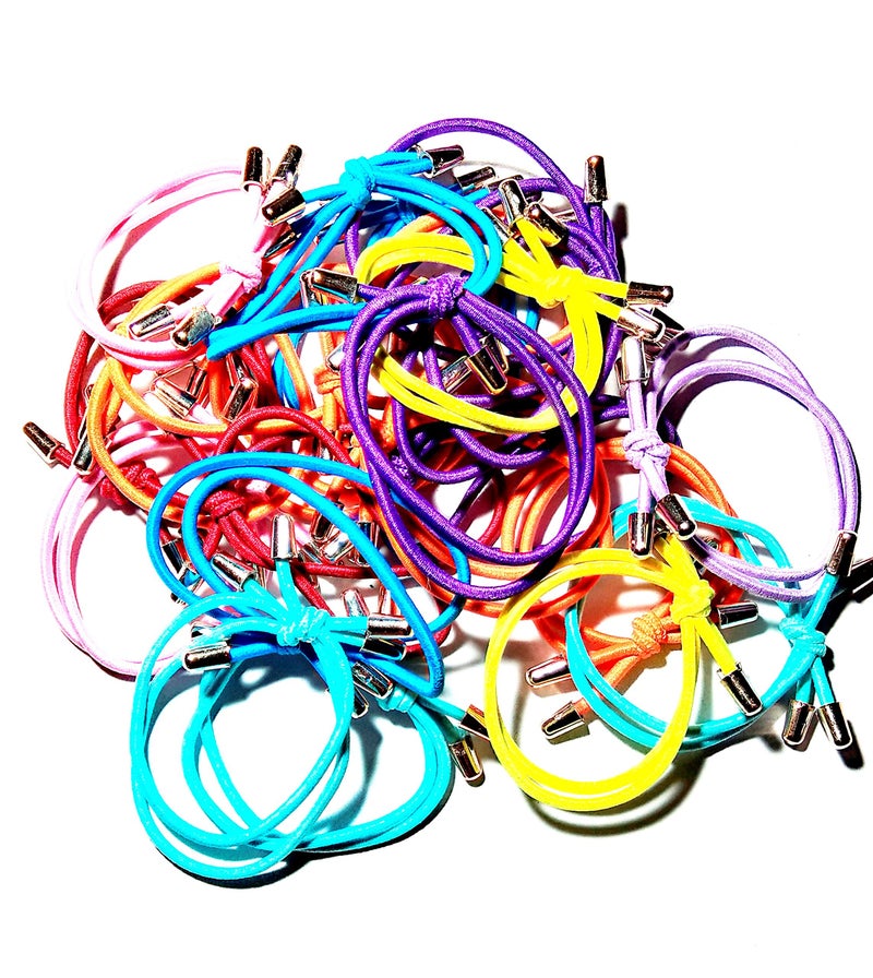 Drishti® Very Color-Full and Multi-color Hair Rubber For Girls-Women Pack of 40 - Image 4