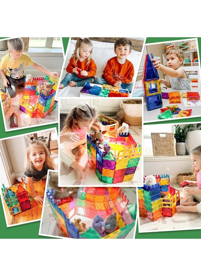 Coodoo - Kids Toys Magnetic Tiles Starter Set Classroom Must Haves, Magnetic Blocks For Toddlers Magnet Building Toys Preschool Montessori Learning Games For 3+ Year Old Boys & Girls - Image 1