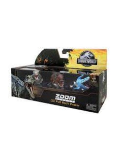 JURASSIC WORLD HM JURASSIC ZOOM RIDERS - 3 PACK (ASST 1) 