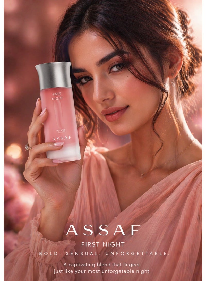 عساف عطر أساف الليلة الأولى 150 مل 🌙 | ماء عطر يدوم طويلاً برائحة قوية للرجال والنساء 💎 | عطر خشبي عنبري مسكي | عطر عربي فاخر | أصلي 100% ومضمون 💯 - Image 2