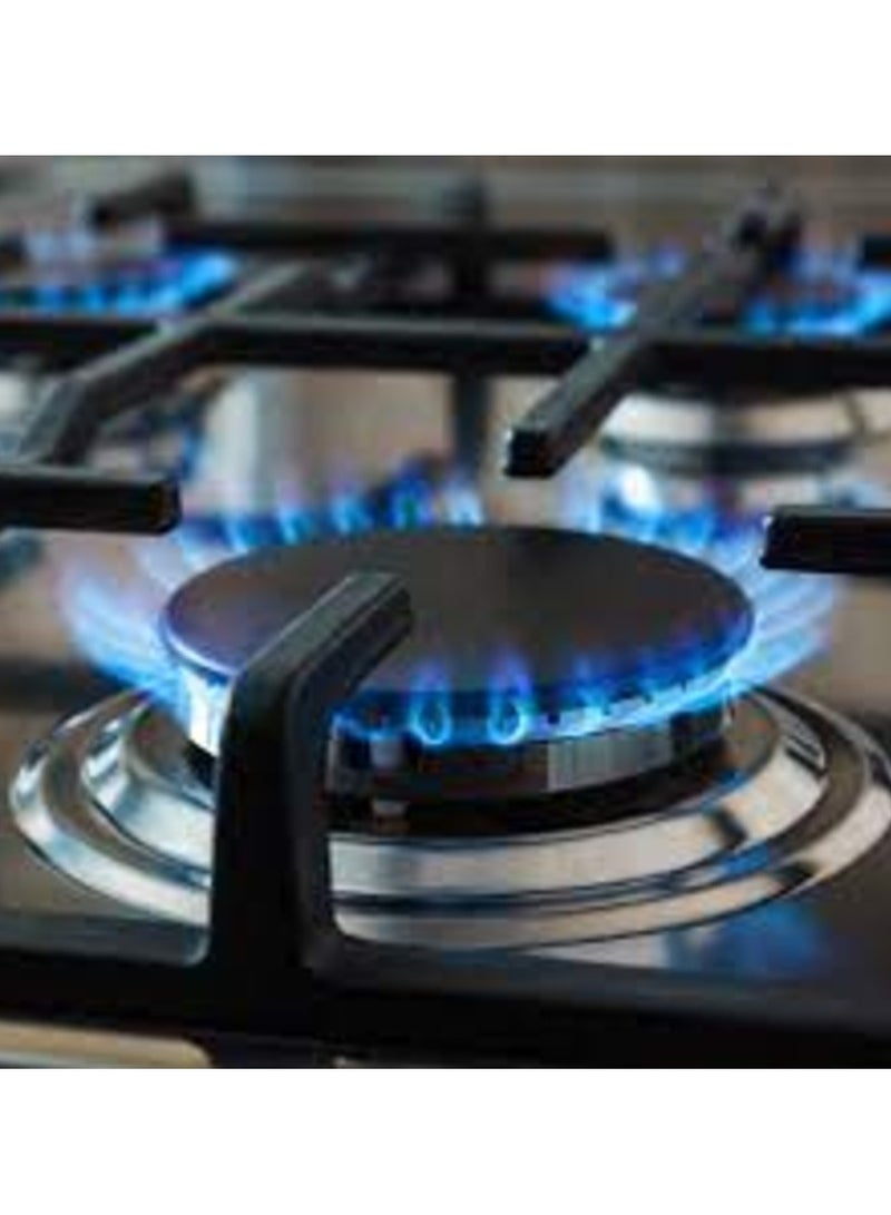 Fresh Gas hob, 5 burners, built-in, 60/90 cm, full safety, black, Fresh cast iron pot holder  - Image 3