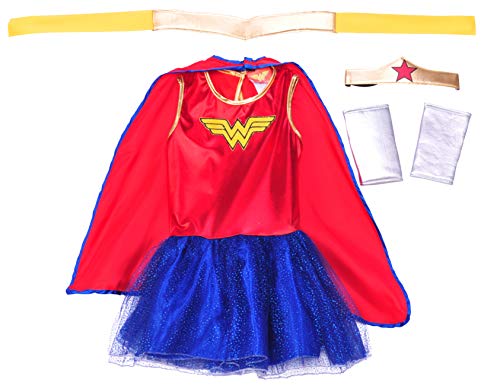 Rubies DC Comics: Wonder Woman Costume Tutu Dress for Kids, Girl's Small - Image 2