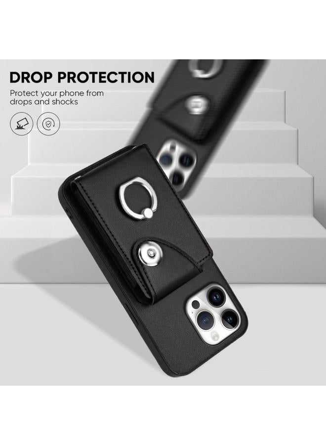 S-TOP Case For iPhone 16 Pro Max Organ Card Bag Ring Holder Phone Case - Image 5