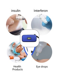 Coconut Medicine & Insulin Cooler Travel Case with LCD Display & Long-lasting Cooling (2 TSA-Approved Ice Packs Included) - Fits 4-8 Pens & Other Medications  - Image 4