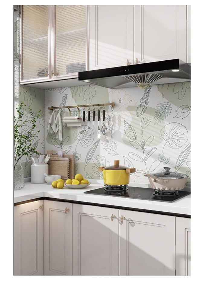 Anna Eco-friendly Moisture-Resistant and Oil-Proof Self-Adhesive Wallpaper with Colorful Patterns for Home Decoration - Image 3