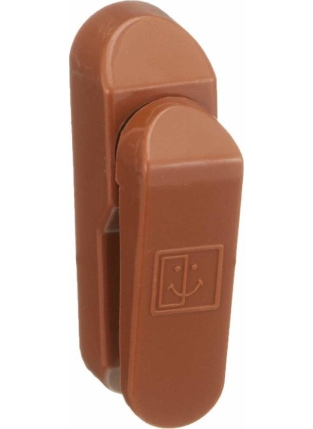 Agubugu Baby PVC Door, Window Child Safety Lock - Keyed - Brown  - Image 3