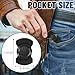Chilvil 3in1 Fidget Spinner Toy for Adult Metal Slider Clicker Spinner Magnetic Easter Basket Stuffer for Adult Men Office Desk Toy Stress Anxiety Relief ADHD Magnet EDC Cool Gadget Gifts 2PC Black - Image 4