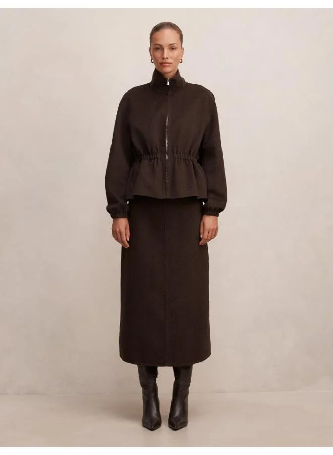 Forever New  Amara Elastic Waist Jacket for Women | Best Price UAE