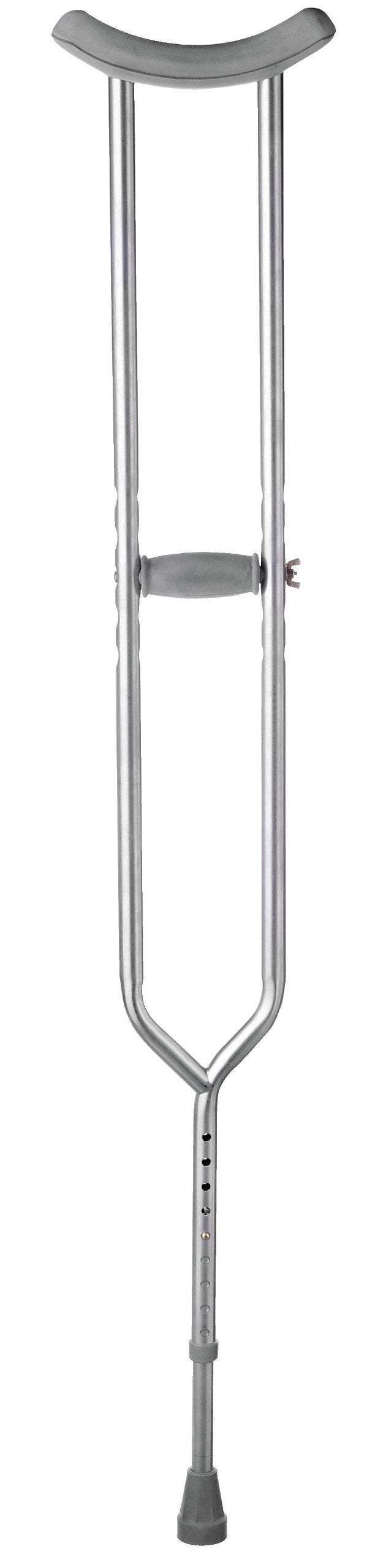 Medline Steel PushButton Bariatric Crutches for Tall Adults 650 lb Weight Capacity Adjustable Heavy Duty Mobility Aid 1 Pair
