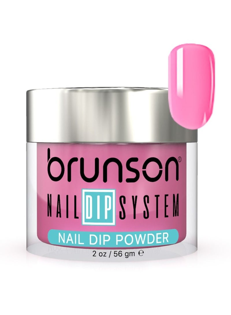 brunson Nail Dipping Powder 56gm, No Nail Lamp Needed for Curing French Nail Art Powder for nail dip system