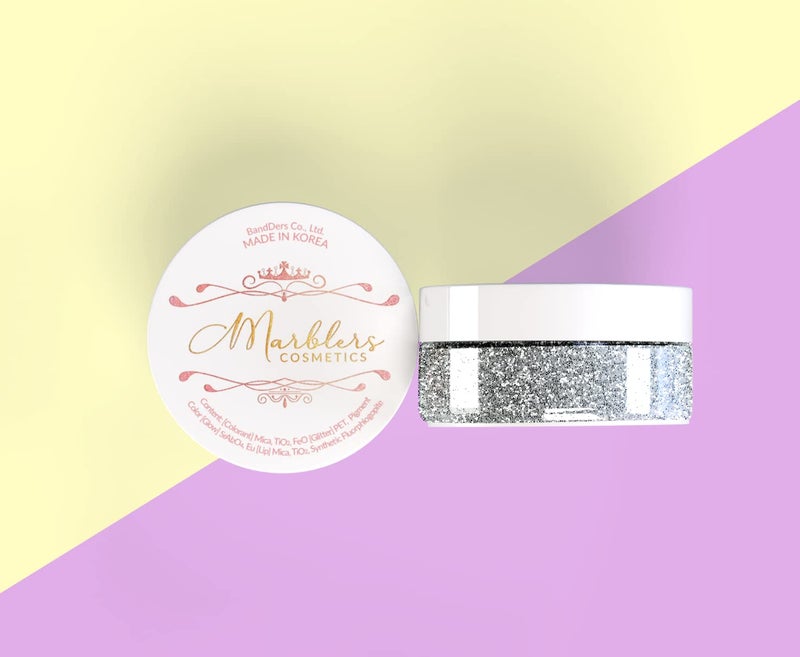 MARBLERS Holographic Face & Body Glitter [Holo Fairy Powder] 0.18oz (5g) | Chunky | Non-Toxic | Cruelty-Free | Festival, Rave & Party Makeup | Eye, Hair, Nail Polish, Eyeshadow | Nail Art | Gel Nail - Image 4