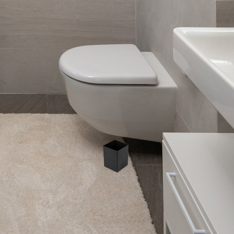 🚽 طقم حامل فرشاة مرحاض متين مع رف لتخزين مواد تنظيف الحمام - Image 3