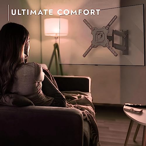 LIONS HEAD Traders Lions Head 43 INC to 55 INC Premium TV Wall Mount Full Motion with Cable MAGANTMENT and AUAL ARTICULATING ARMS Swivel TILT Rotation for LED,LCD OLED Flat Stand Weight 3.6 KG Stand - Image 5