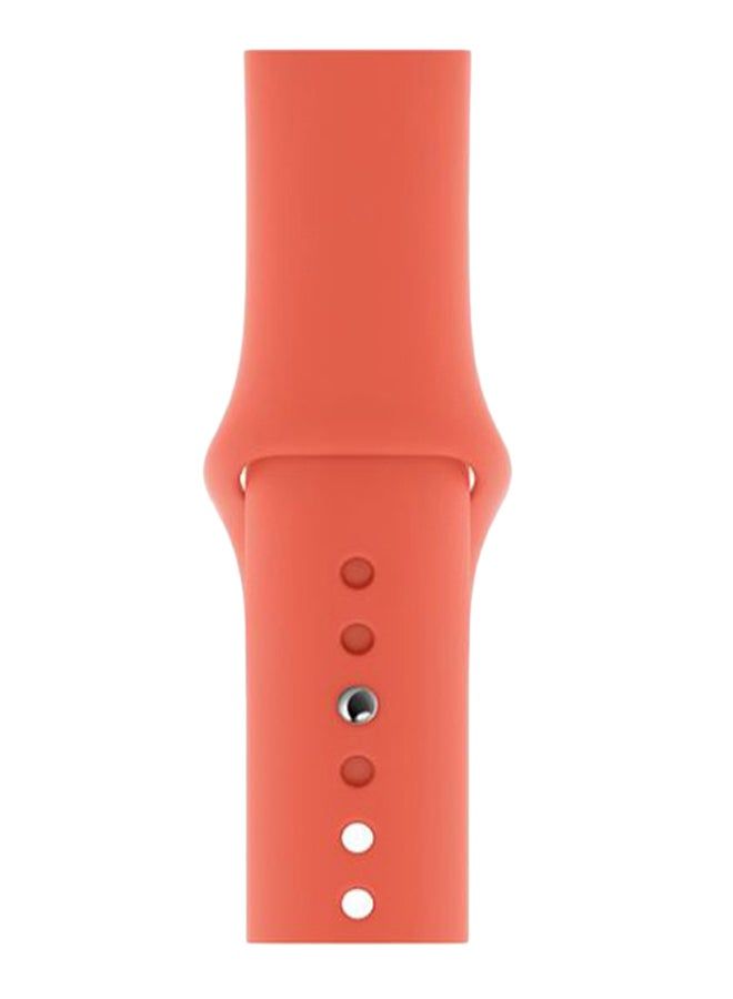 vesus Solid Replacement Band For Apple Watch Series 5/4/3/2/1 Apricot