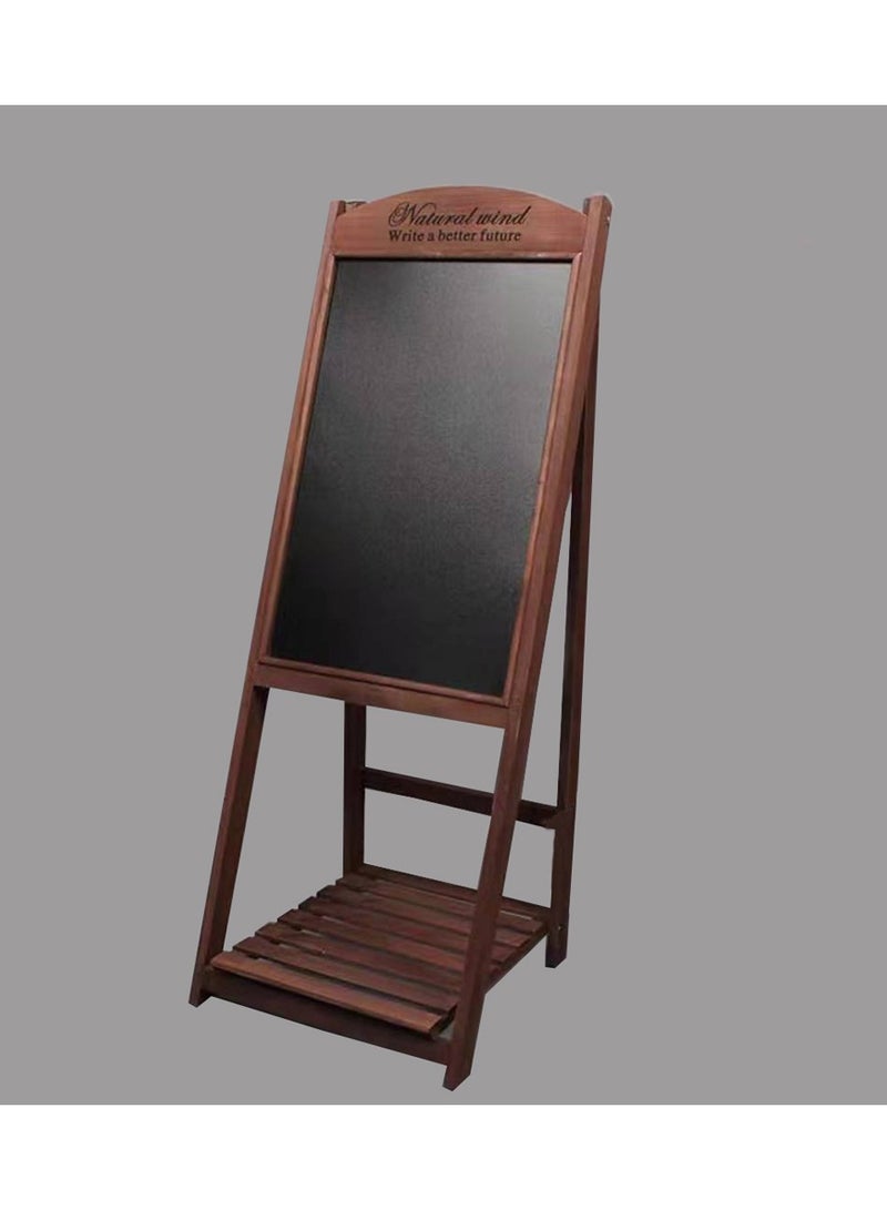 LINGWEI Wooden Writing Drawing Board With Stand Blackboard Hand Writing Boards Ideal For Restaurants Menu Wedding Party Arts & Crafts Drawing Greetings - Image 2