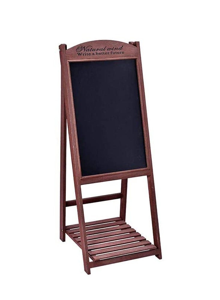 LINGWEI Wooden Writing Drawing Board With Stand Blackboard Hand Writing Boards Ideal For Restaurants Menu Wedding Party Arts & Crafts Drawing Greetings - Image 3