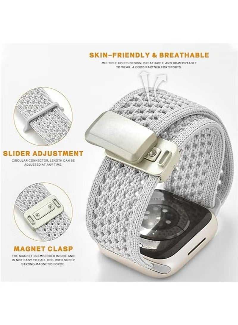 Breathable Sport Loop Compatible with Apple WatchBands42/44/45/46/49mm - Image 2