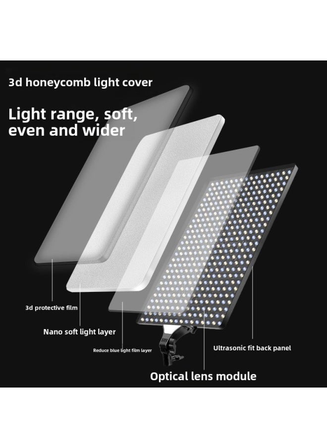 Generic SOURCE Manufacturer One-piece Delivery Live Fill Light Photography Shooting Lighting Photo Anchor Dedicated LED Live Studio-Specifications: + Floor Stand  - Image 5