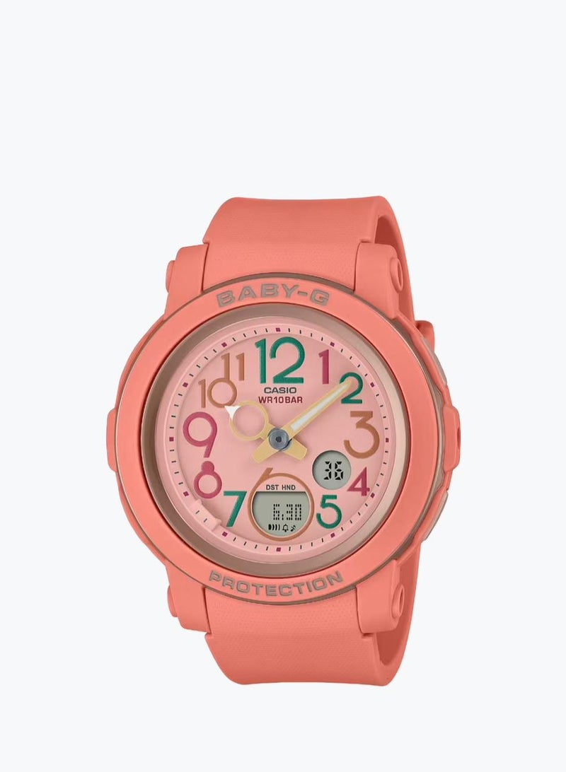 كاسيو ساعة نسائية BABY-G BGA-290PA-4ADR برتقالية - Image 1