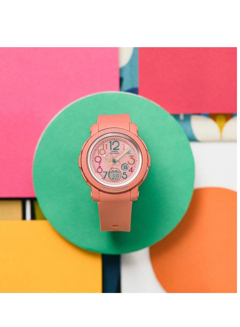 كاسيو ساعة نسائية BABY-G BGA-290PA-4ADR برتقالية - Image 2