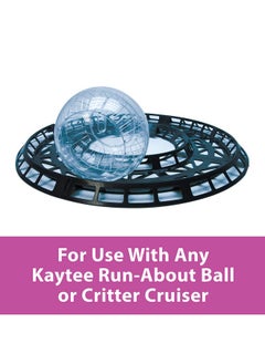 كايتي حلقة تمرين Kaytee Hamtrack لكرات التمرين وسيارة Critter Cruiser (تتضمن 4 أقسام منحنية)  - Image 3