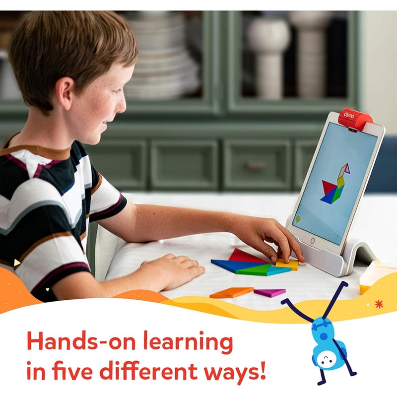 Osmo  Genius Starter Kit for iPad  5 Educational Learning Games  Ages 610  Math Spelling Creativity  More  STEM Toy Gifts for Kids Boy  Girl  Ages 6 7 8 9 10 Base Included 5 Games iPad - Image 3