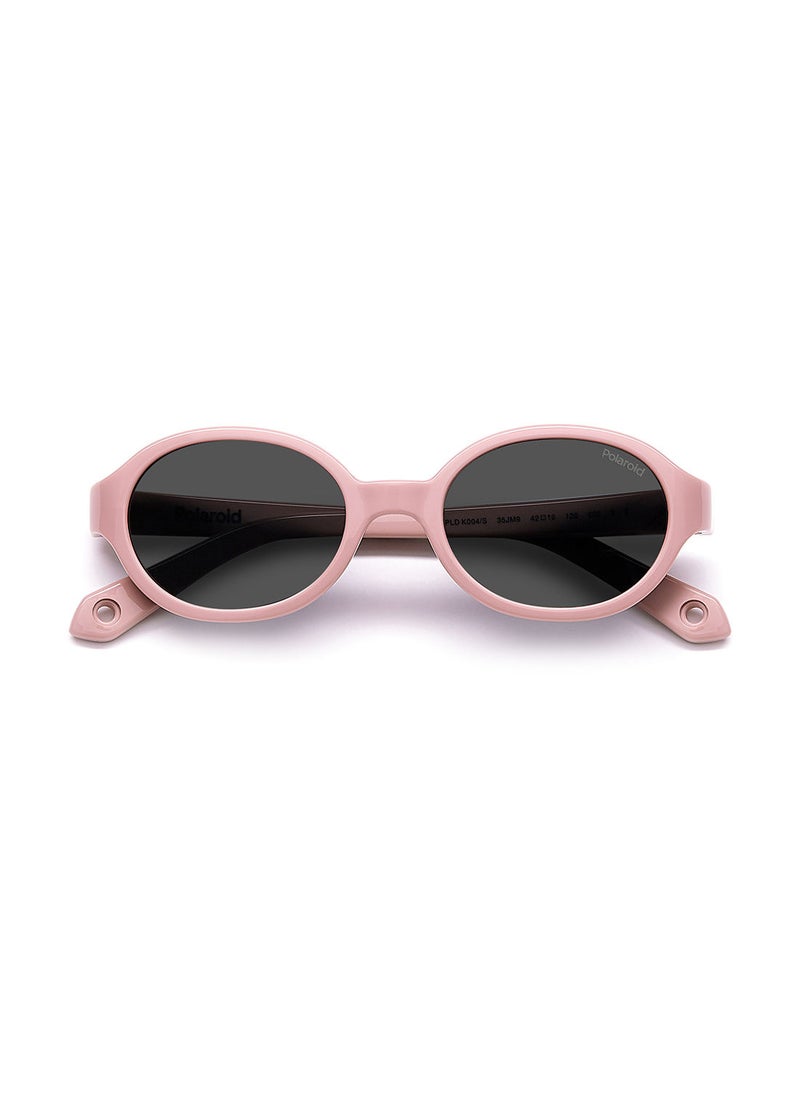 Polaroid Kids Unisex UV Protection Oval Sunglasses - Pld K004/S Pink 42 - Lens Size: 42 Mm  - Image 4