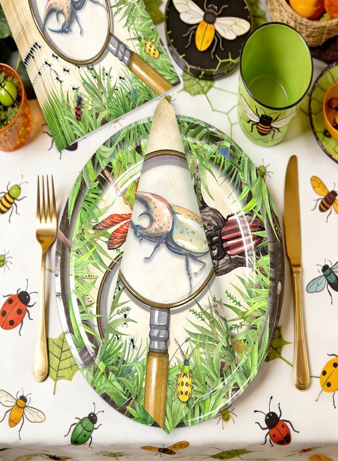 Roaring Good Time Insect Birthday Party Decorations Bugs Party Plates and Napkins Bugs Party Decorations Garden Birthday Party Decorations Caterpillar Ladybug Birthday Banner - Image 5