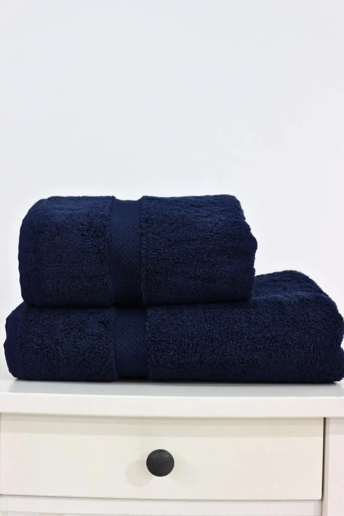 اندر هوم 50X90-70X130 Towel Set 2-Piece Curly Hand Face Bath Towel