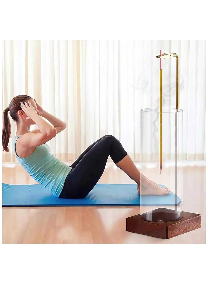 سيتا حامل بخور خشبي، صينية لجمع الرماد للعصي، ديكور منزلي مصنوع يدويًا للتأمل واليوغا والاسترخاء - Image 2