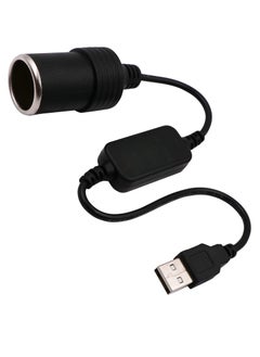 كابل تحويل ولاعة سجائر السيارة USB 12 فولت (8 وات)