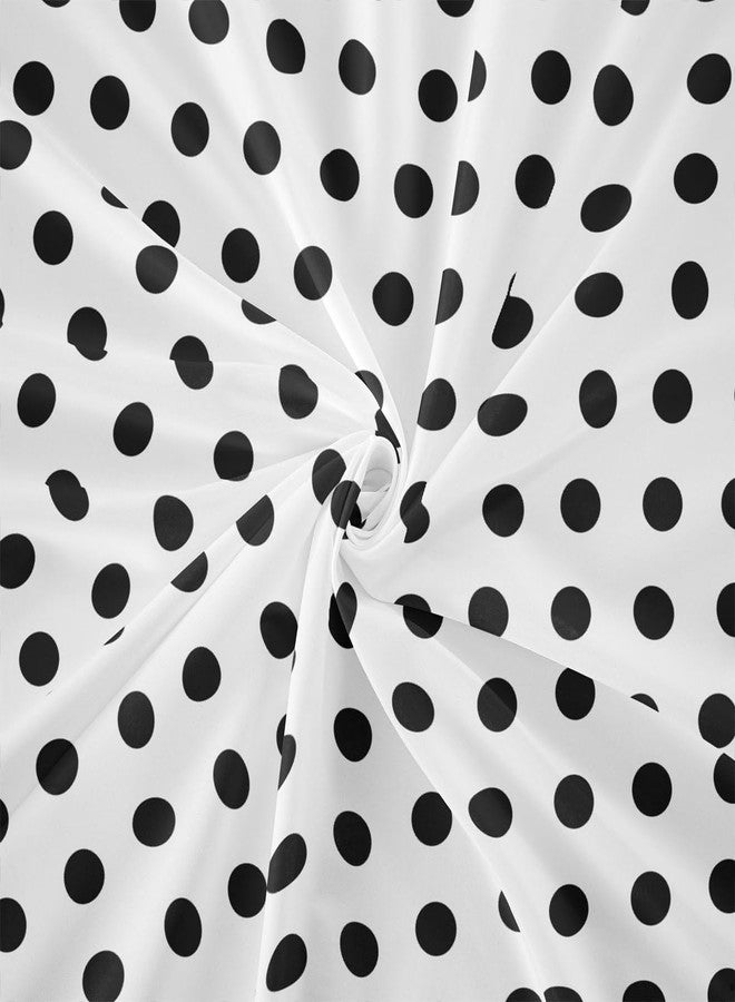 Man Fei Manfei Black Polka Dots Duvet Cover Set Queen Size,French Style Dots Cartoon Cute Bedding Set,Young Teens Room Decor,Geometric Circles Black White Simple Art Quilt Cover,No Comforter - Image 5