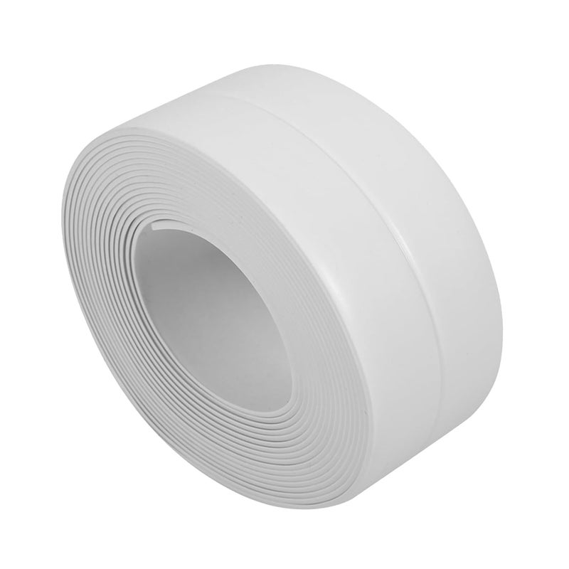 White PVC Self Adhesive Bath Wall Sink Basin Kitchen Sealing Strip 38mm X 3 2m - Image 2