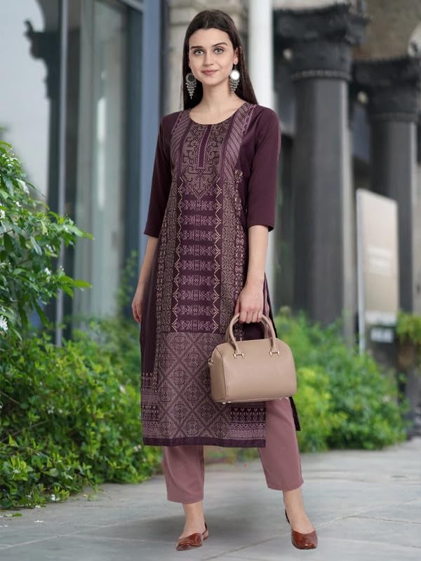 Tee Projekt Printed Crepe Kurti for Women ll Vibrant Colour Kurti (Pack of 6) - Image 4