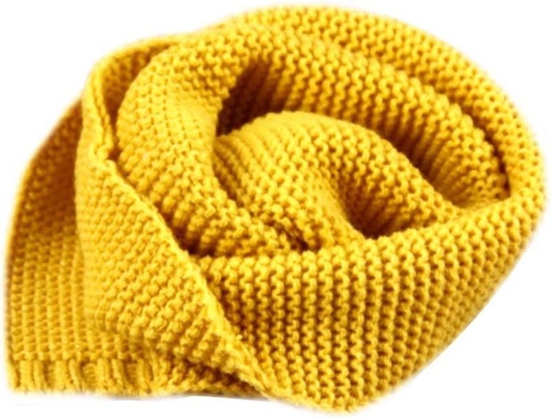 Dolores Store Kids Soft Knitted Scarf Fashion Solid Color Infant Toddler Warm Scarves Muffler Winter Wrap Shawl - Image 1
