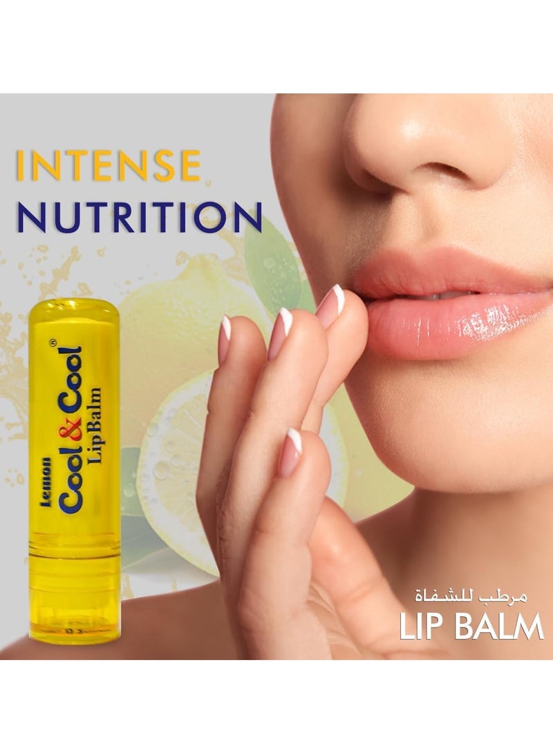 Cool & Cool Lemon Lip Balm with Shea Butter 4.6g - Image 5