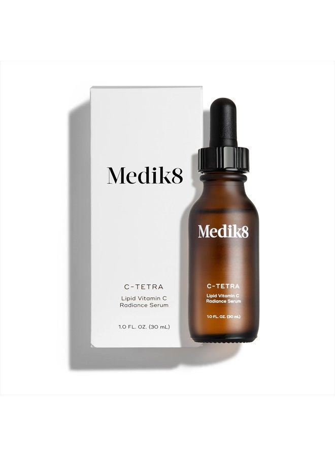 Medik8 C-Tetra - سيروم فيتامين C اليومي المشرق والمتوازن والممتلئ - يشد وينعم الخطوط الدقيقة والتجاعيد - مع سكوالان - 1.0 أونصة - Image 1