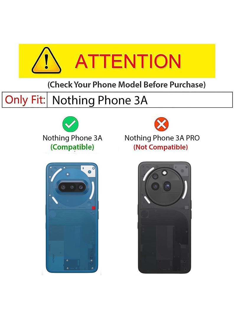 رفع القضية متوافق مع حافظة Nothing Phone 3a مقاس 6.77 بوصة، سيليكون سائل ناعم وممتاز [بطانة من الألياف الدقيقة المضادة للخدش] غطاء هاتف نحيف واقٍ مقاوم للصدمات لهاتف 3a 2025، أسود - Image 2