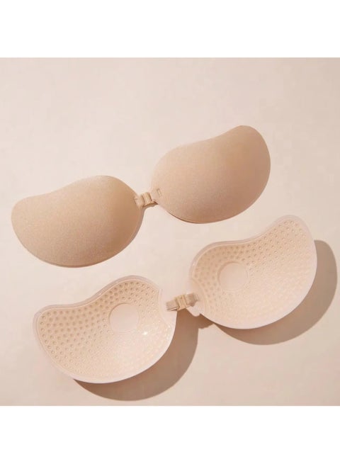 صدرية لاصقة ذات سيلكون، سحاب أمامي، بدون حمالات، غير مرئية