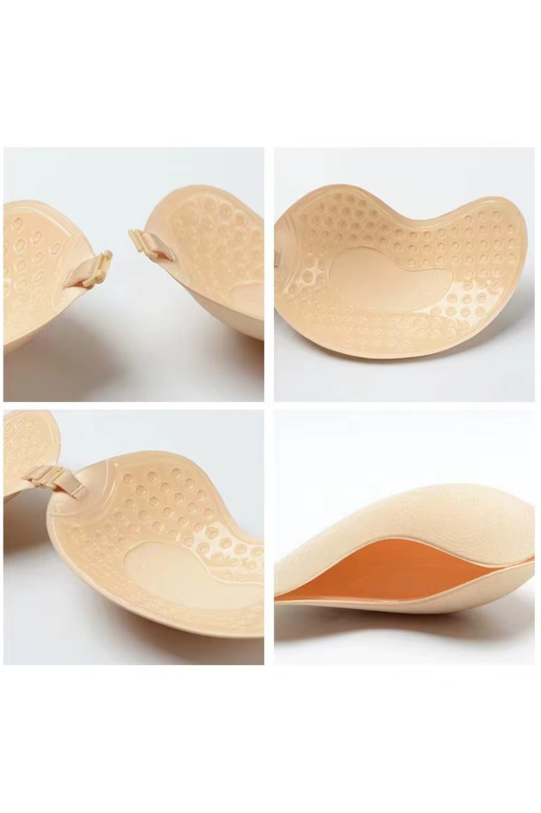 Jomo Store Push Up Self Adhesive Silicone Bust Front Closure Strapless Invisible Bra - Image 4