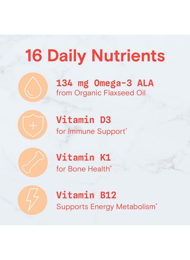 سمارتي بانتس حلوى جيلاتينية عضوية متعددة الفيتامينات للأطفال من SmartyPants: أوميجا 3 (ALA)، وفيتامين د3، وفيتامين ج، وفيتامين ب12، وفيتامين ب6، وفيتامين أ، وفيتامين ك، والزنك لدعم المناعة، نباتية، بثلاث نكهات فواكه، 120 قطعة (إمدادات لمدة 30 يومًا) - Image 5