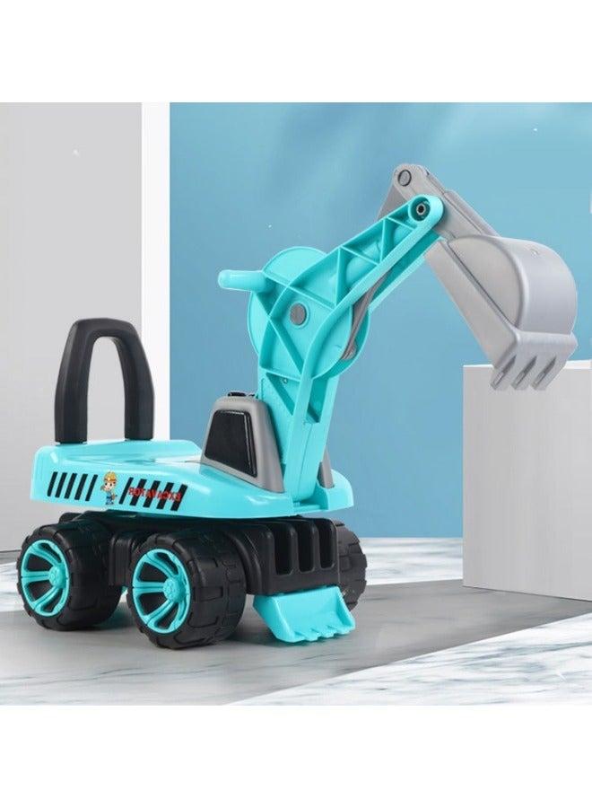 Children's Excavator 1-6 Years Old With Music, Lights, Can Sit and Slide Construction Vehicle, 360-degree Rotation, Baby Toy Car. - Image 2