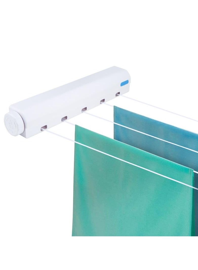 DubaiGallery Automatic Wall Hanger Retractable Clothes Line Indoor Clothe Magic Laundry Hanger Retractable Clothesline Rope Cloth Drying Rack - Image 3