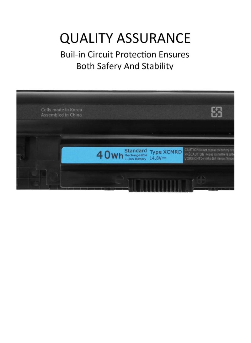 بطارية كمبيوتر محمول XCMRD 14.8 فولت 40 وات في الساعة متوافقة مع Dell MR90Y Latitude 3440 3540 Inspiron 14 3421 3442 3437 14R 5421 15 3521 3531 3537 3542 3543 15R 5522 1 553 7 17 3721 3737 5748 5749 17R 5721 5737 - Image 3