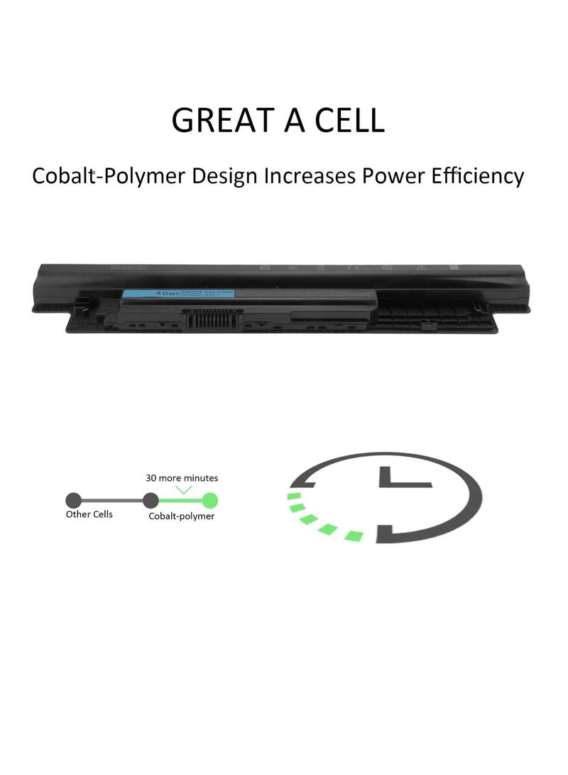 بطارية كمبيوتر محمول XCMRD 14.8 فولت 40 وات في الساعة متوافقة مع Dell MR90Y Latitude 3440 3540 Inspiron 14 3421 3442 3437 14R 5421 15 3521 3531 3537 3542 3543 15R 5522 1 553 7 17 3721 3737 5748 5749 17R 5721 5737 - Image 4