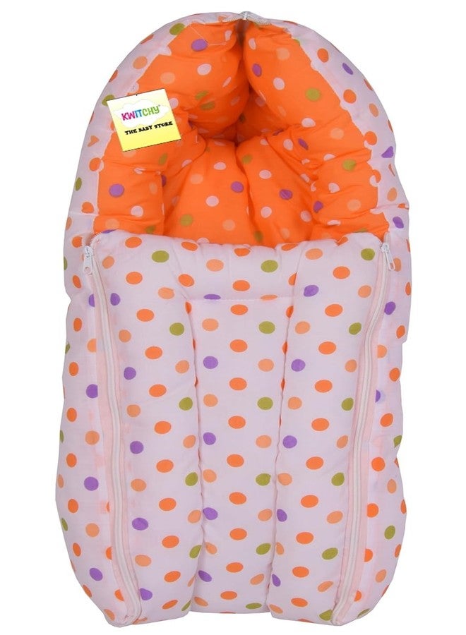 Kwitchy حقيبة حمل الأطفال من كويتشي، غلاف للأطفال حديثي الولادة (من 0 إلى 6 أشهر) (برتقالي) - Image 1